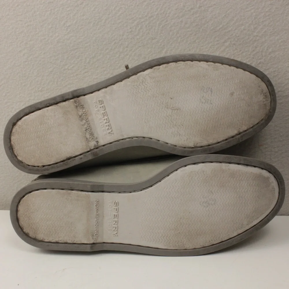 Sperry Top-Sider Authentic Original Taupe Nubuck Boat Shoes Men's Size 10M